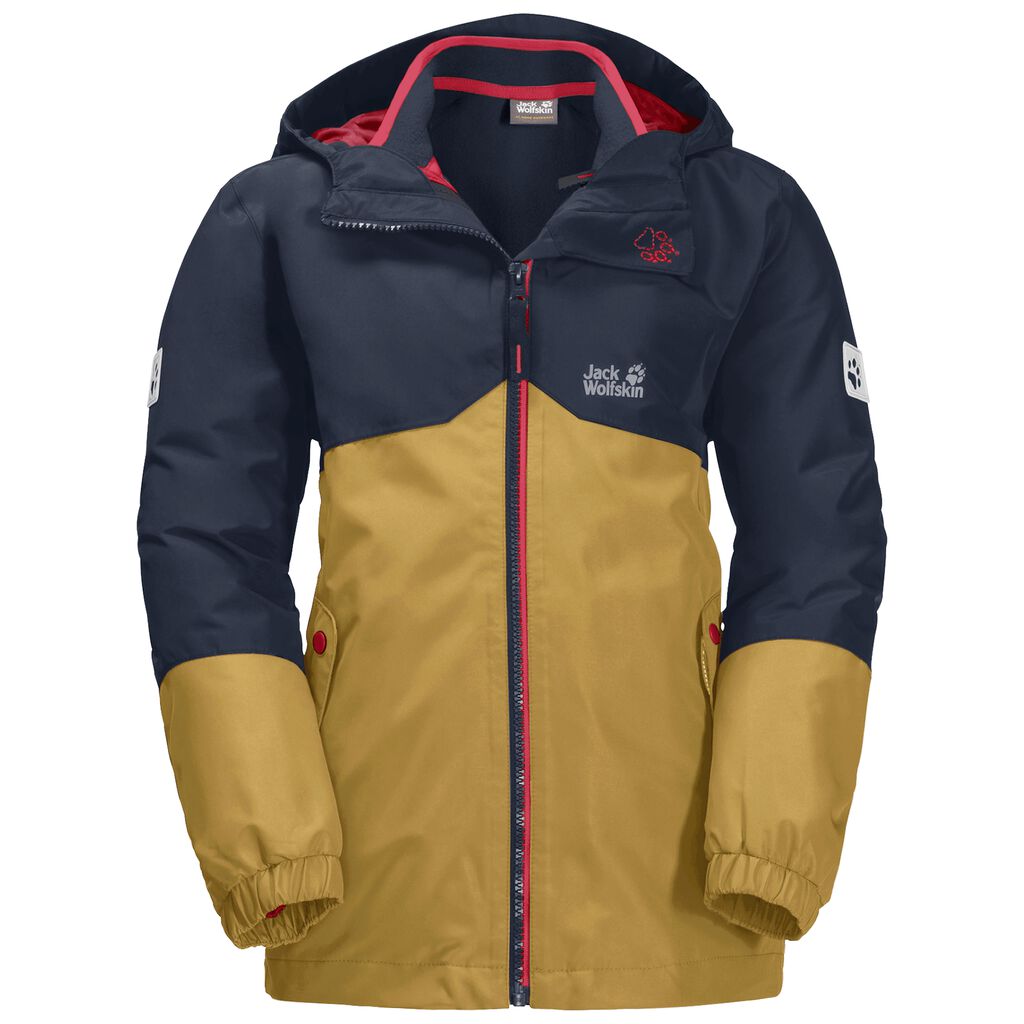 Jack Wolfskin B ICELAND Vestes Enfant Doré - EFTNZYD-45